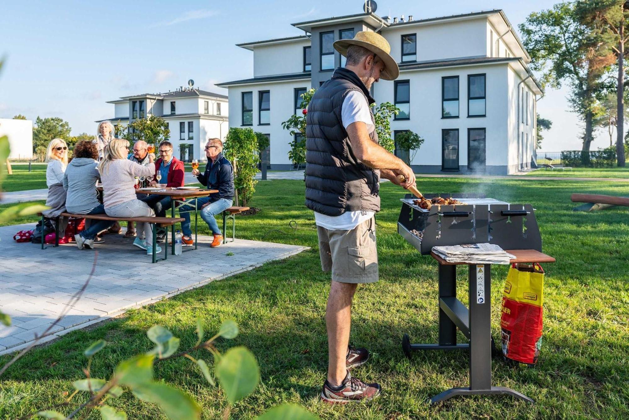 Terrassenwohnung "Kliffgarten" - Oase Am Haff Garz  外观 照片