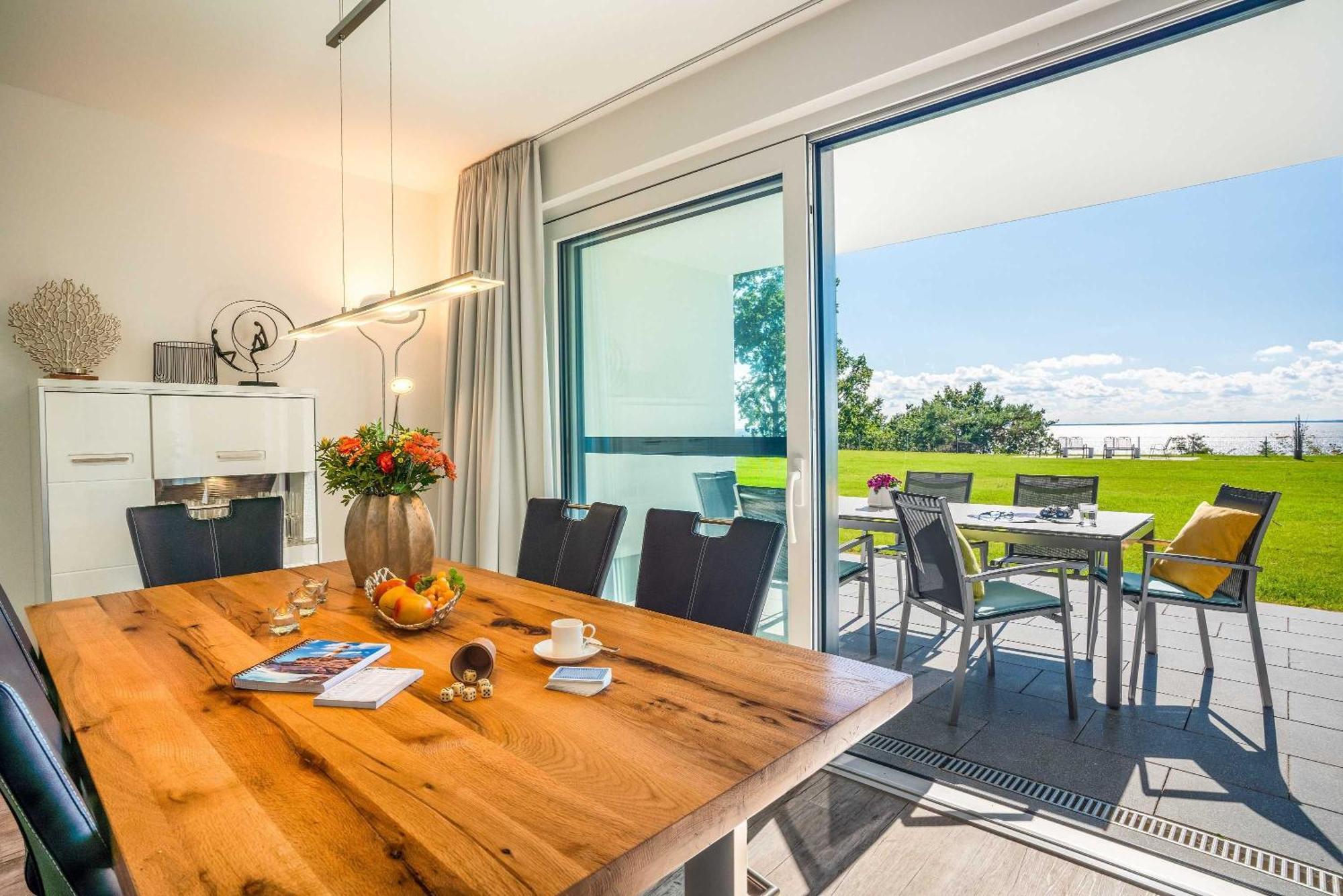 Terrassenwohnung "Kliffgarten" - Oase Am Haff Garz  外观 照片